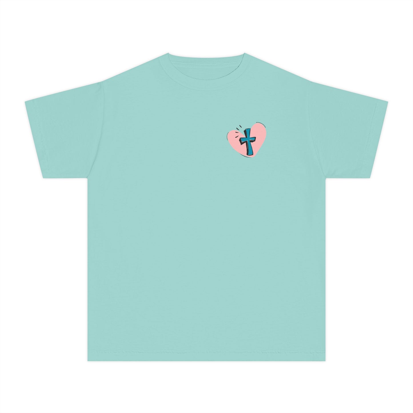 Jesus & Pickles Youth Midweight Tee, Fun Kids T-Shirt, Trendy Graphic Tee, Gift for Young Ones, Birthday, Holiday Apparel