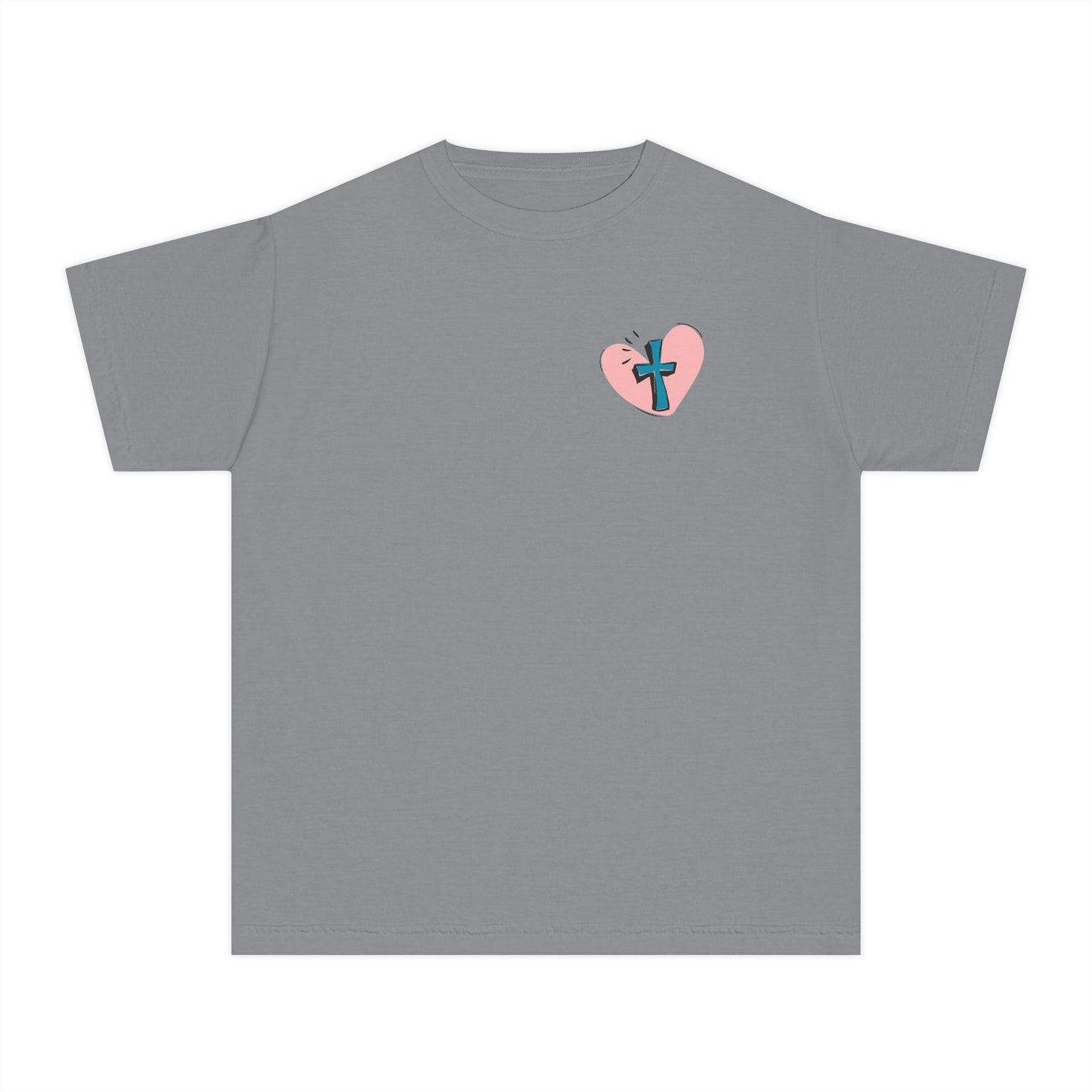 Jesus & Pickles Youth Midweight Tee, Fun Kids T-Shirt, Trendy Graphic Tee, Gift for Young Ones, Birthday, Holiday Apparel