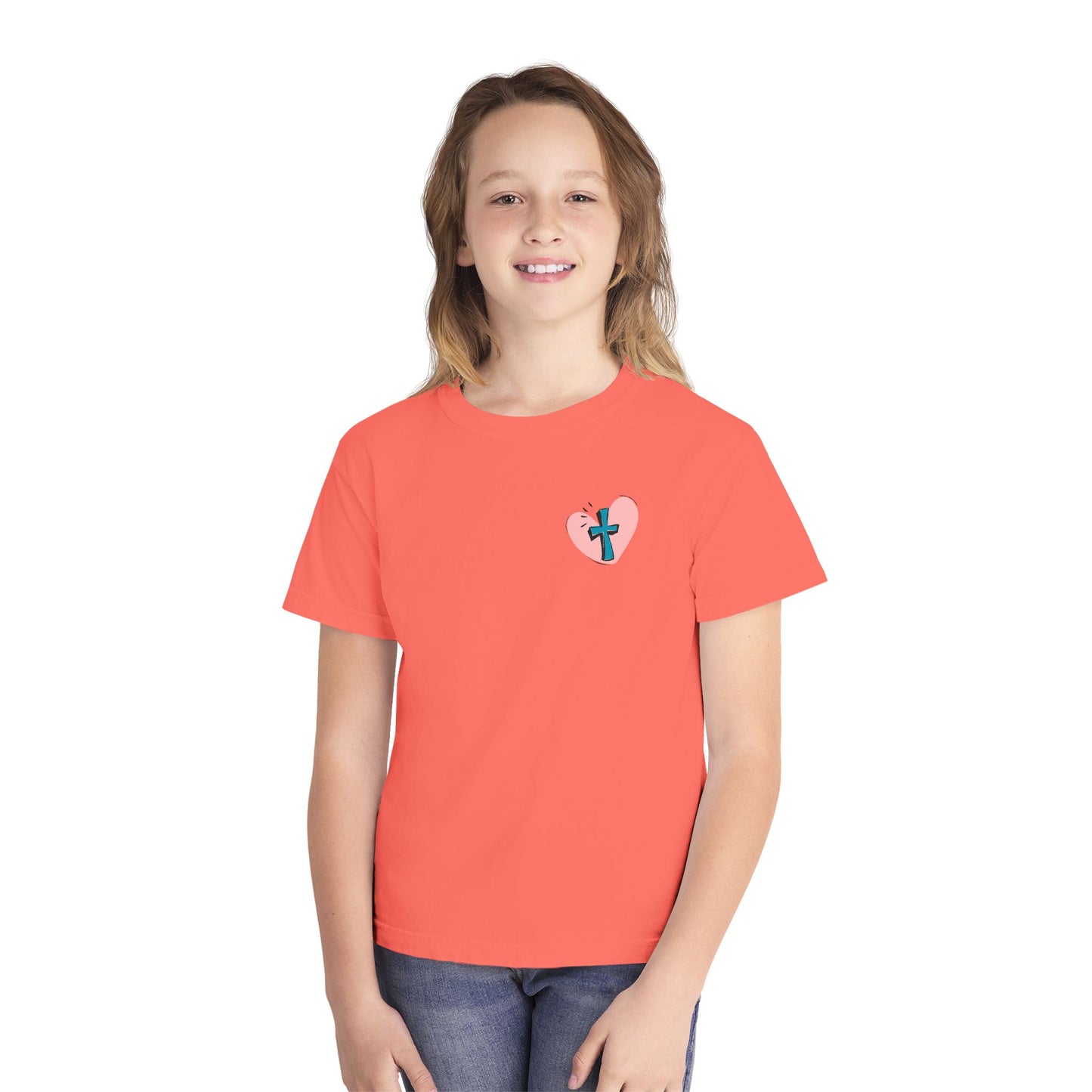 Jesus & Pickles Youth Midweight Tee, Fun Kids T-Shirt, Trendy Graphic Tee, Gift for Young Ones, Birthday, Holiday Apparel
