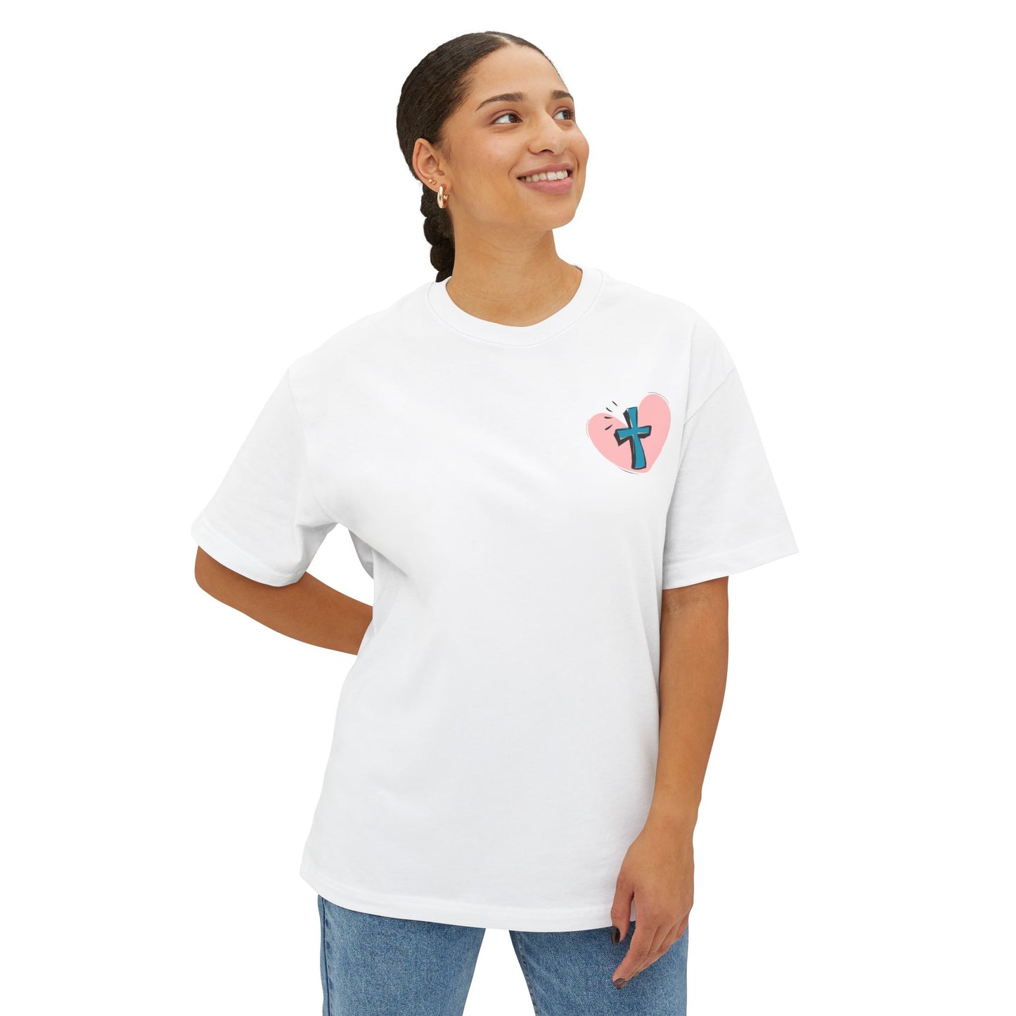 Jesus & Pickles Oversized Tee, Fun Graphic T-Shirt, Casual Unisex Apparel, Perfect Gift for Foodies, Christian Apparel, Everyday Wear