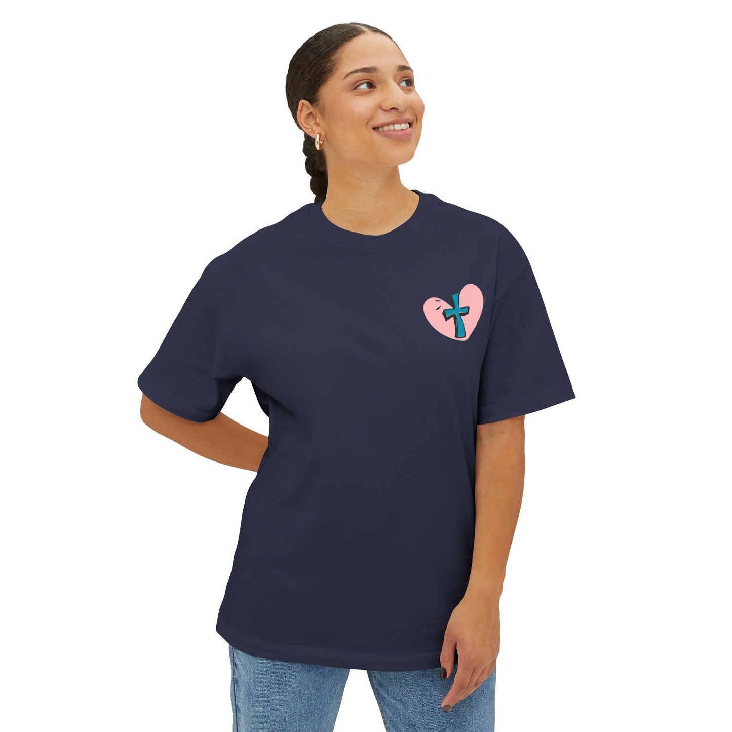 Jesus & Pickles Oversized Tee, Fun Graphic T-Shirt, Casual Unisex Apparel, Perfect Gift for Foodies, Christian Apparel, Everyday Wear