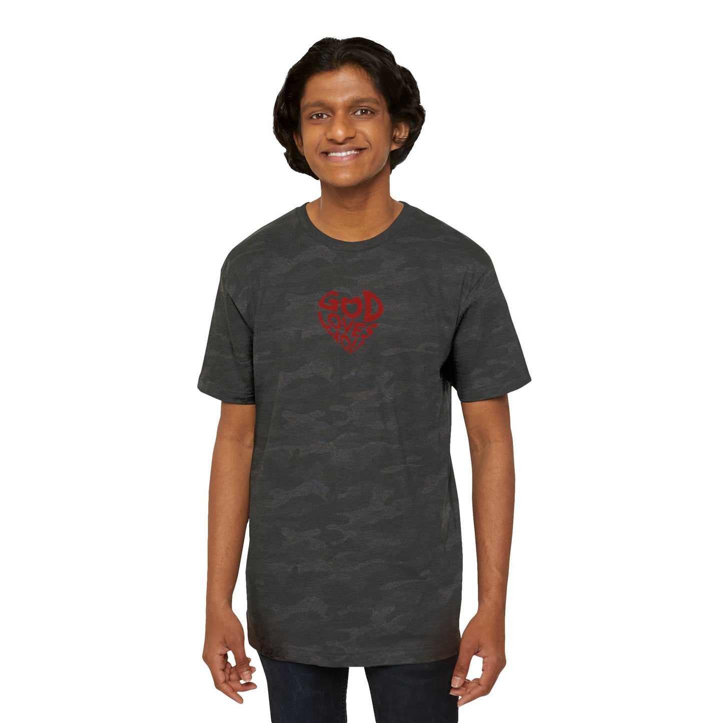 Men's Faith-Inspired Graphic Tee - God Love, Inspirational Shirt, Religious Apparel, Christian Gift, Casual Wear