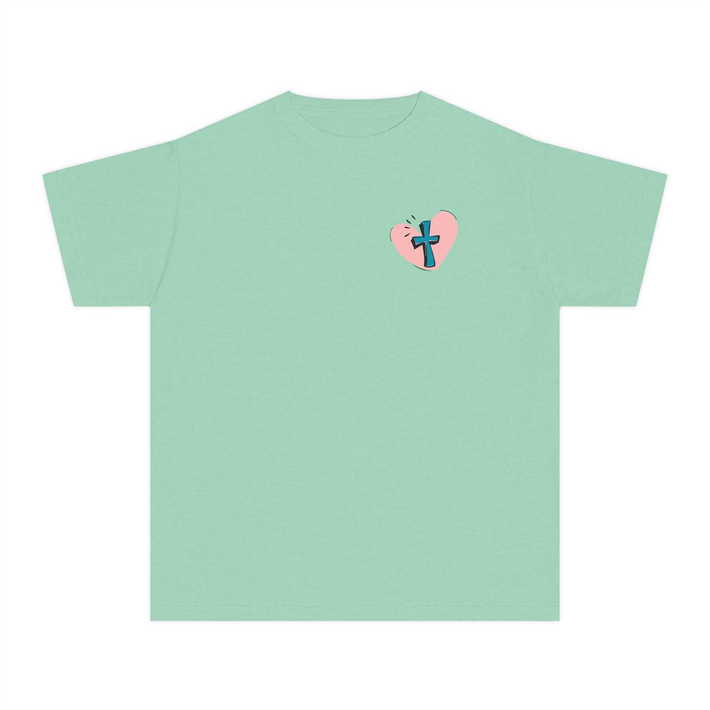 Jesus & Pickles Youth Midweight Tee, Fun Kids T-Shirt, Trendy Graphic Tee, Gift for Young Ones, Birthday, Holiday Apparel