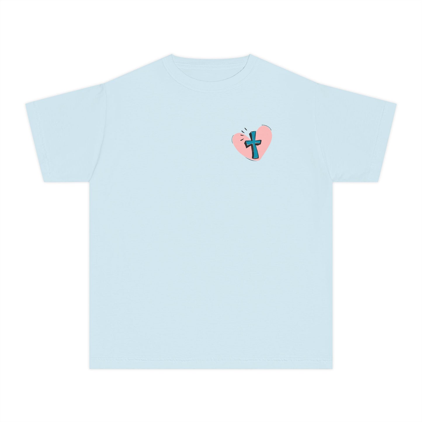 Jesus & Pickles Youth Midweight Tee, Fun Kids T-Shirt, Trendy Graphic Tee, Gift for Young Ones, Birthday, Holiday Apparel