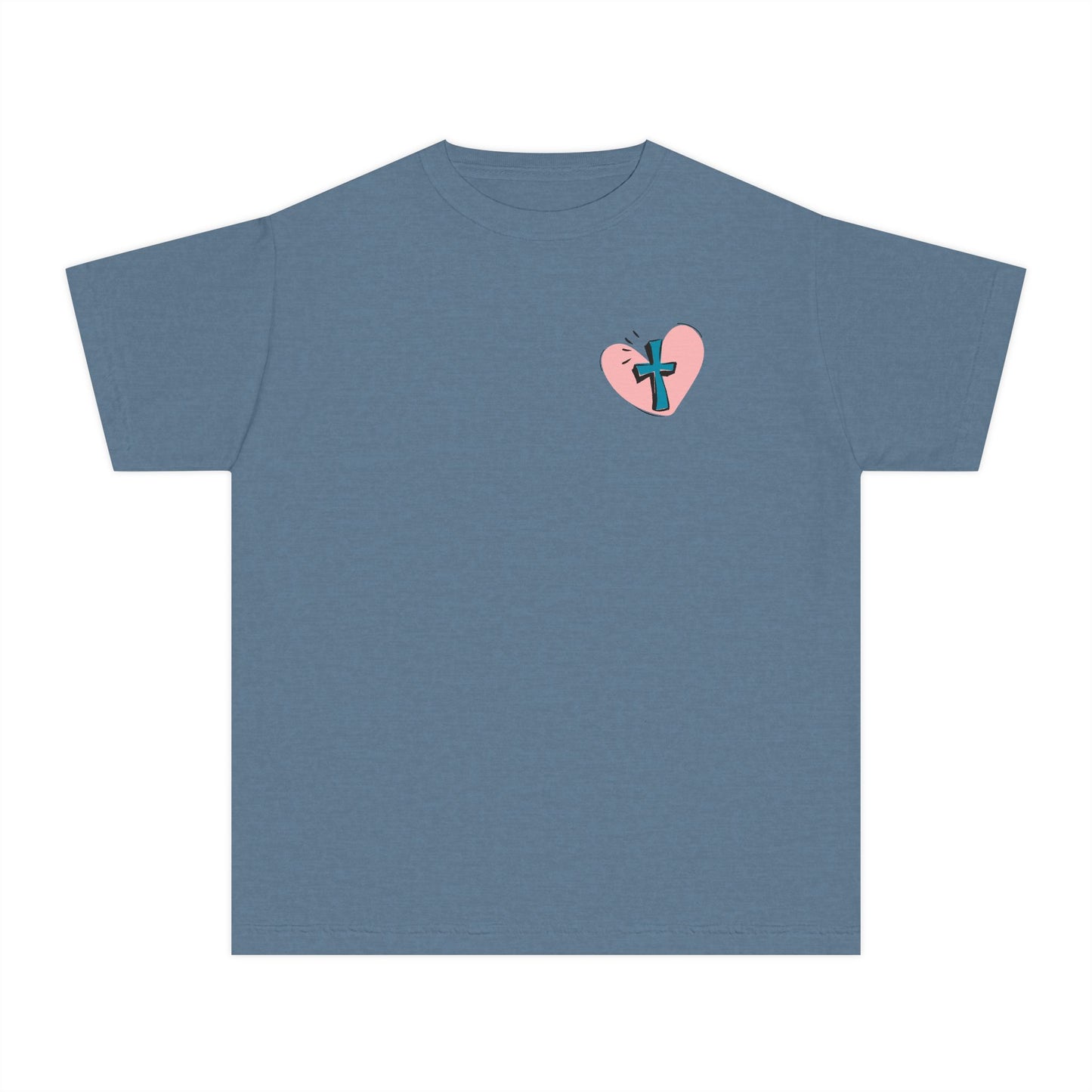 Jesus & Pickles Youth Midweight Tee, Fun Kids T-Shirt, Trendy Graphic Tee, Gift for Young Ones, Birthday, Holiday Apparel