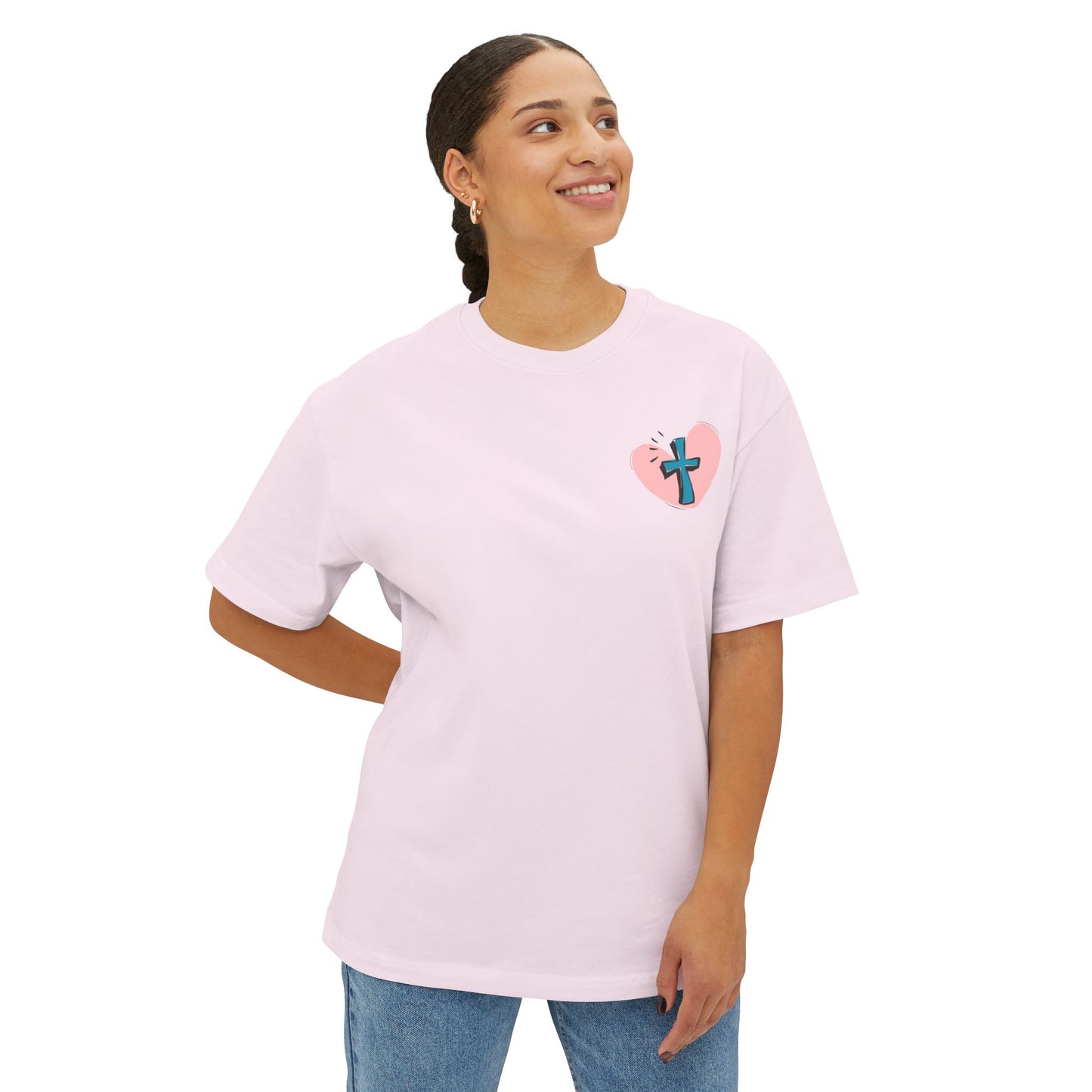 Jesus & Pickles Oversized Tee, Fun Graphic T-Shirt, Casual Unisex Apparel, Perfect Gift for Foodies, Christian Apparel, Everyday Wear