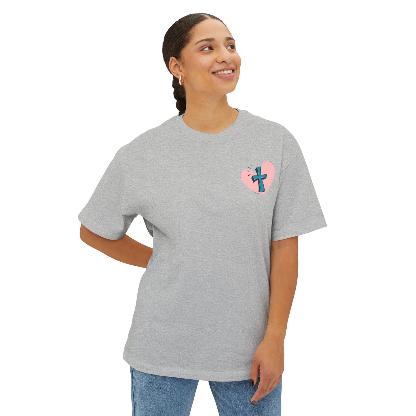 Jesus & Pickles Oversized Tee, Fun Graphic T-Shirt, Casual Unisex Apparel, Perfect Gift for Foodies, Christian Apparel, Everyday Wear