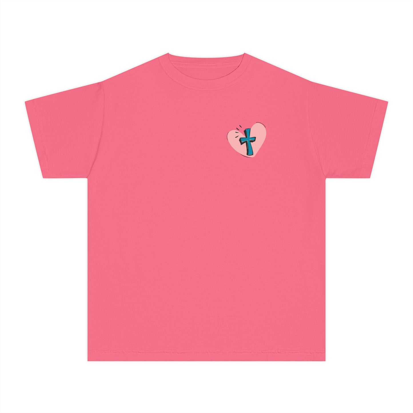 Jesus & Pickles Youth Midweight Tee, Fun Kids T-Shirt, Trendy Graphic Tee, Gift for Young Ones, Birthday, Holiday Apparel