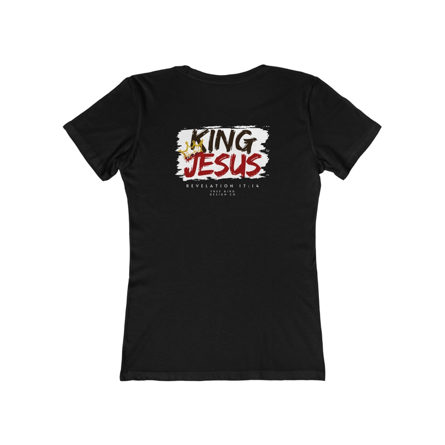 King of Kings Stylish Graphic Tee, Casual Women's T-Shirt, Faith-Based Apparel, Perfect Gift for Believers, Comfortable Everyday Wear