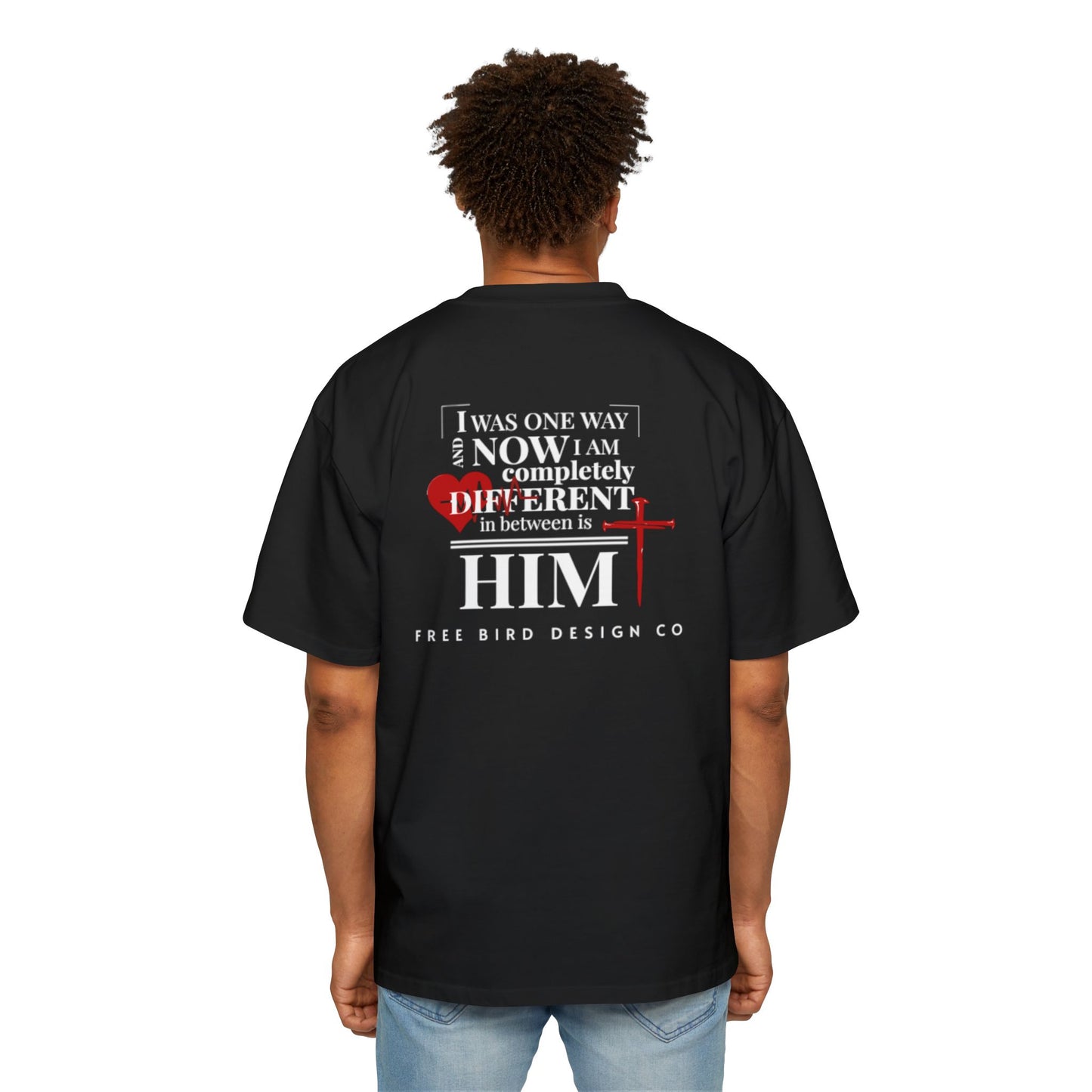 Men's Heavy Oversized Tee with Inspirational Design, Faith-Based Graphic Tee, Casual Unisex Shirt, Comfortable Everyday Wear, Gift for [...]