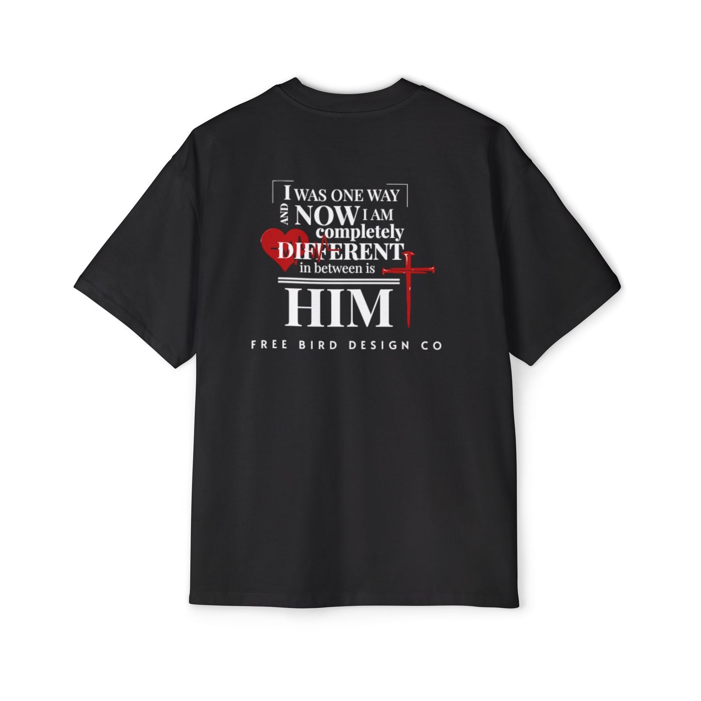 Men's Heavy Oversized Tee with Inspirational Design, Faith-Based Graphic Tee, Casual Unisex Shirt, Comfortable Everyday Wear, Gift for [...]