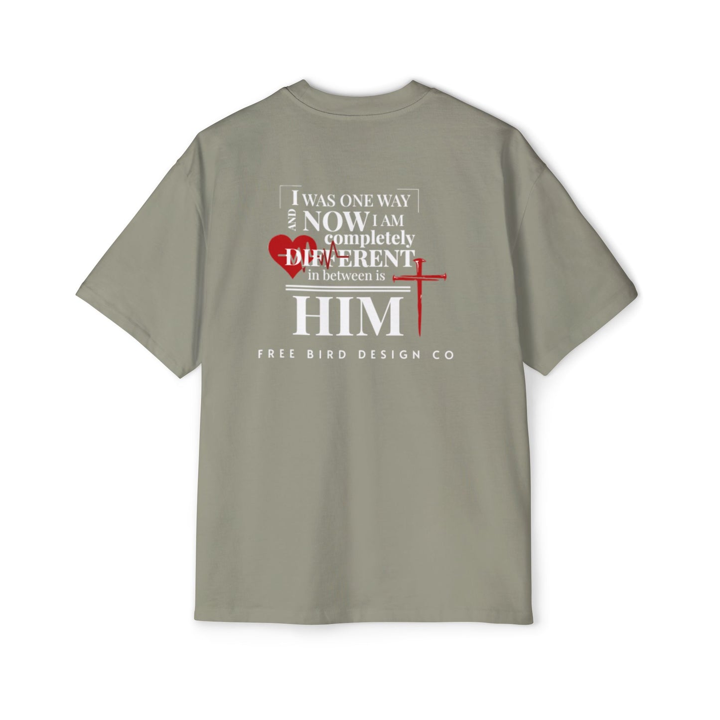 Men's Heavy Oversized Tee with Inspirational Design, Faith-Based Graphic Tee, Casual Unisex Shirt, Comfortable Everyday Wear, Gift for [...]