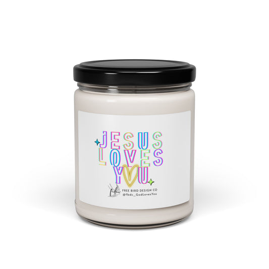 Jesus Loves You Scented Soy Candle, 9oz