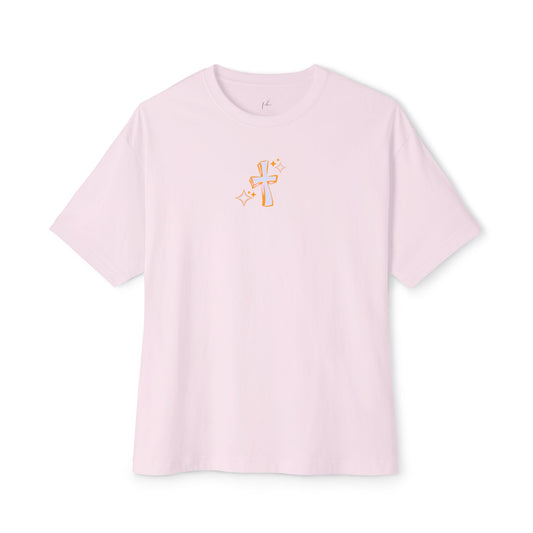 Chill Out and Trust God Boxy Tee, Relaxed Unisex T-Shirt, Cute Faith-Based Apparel, Pastel Graphic Tee for Everyday Wear, Spiritual [...]