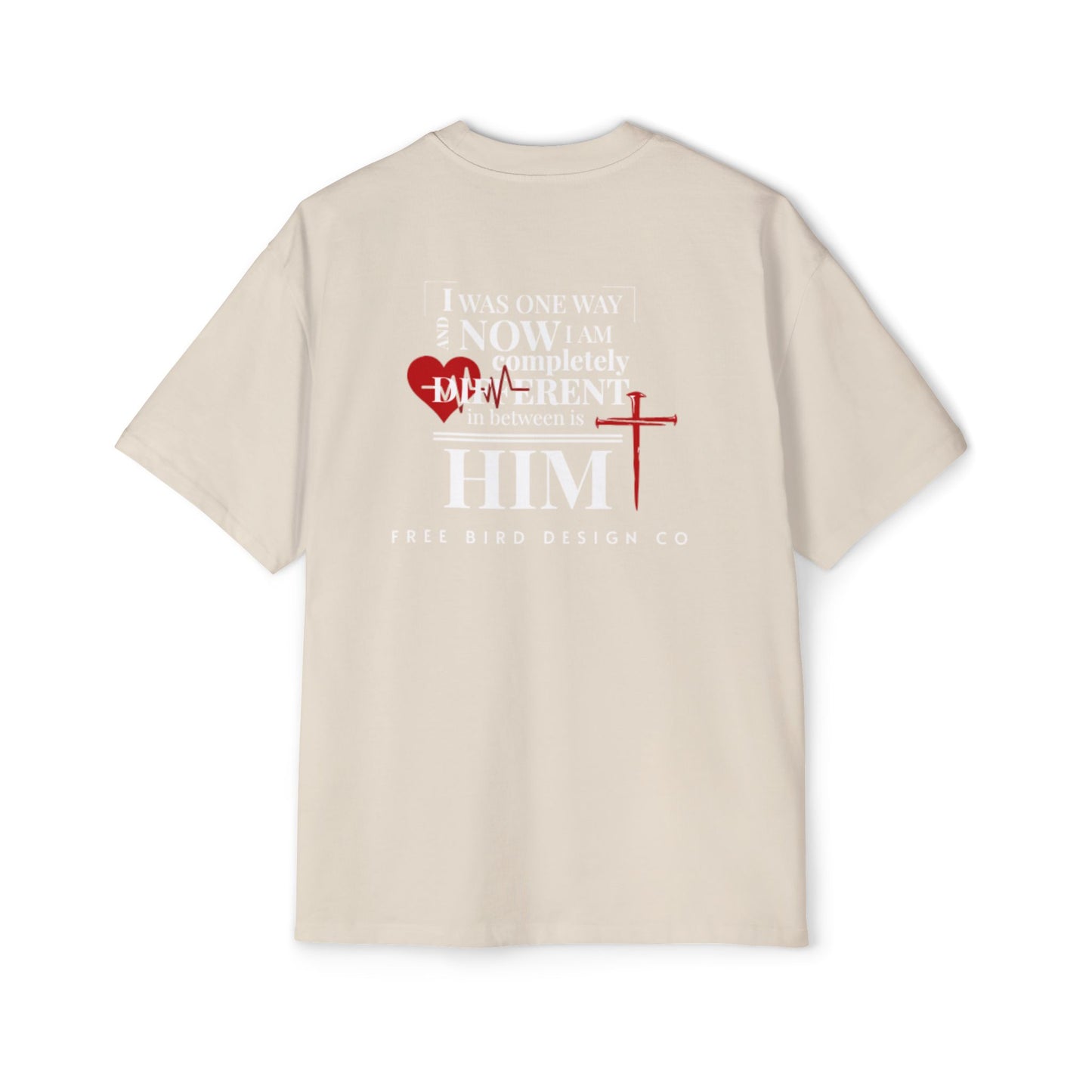 Men's Heavy Oversized Tee with Inspirational Design, Faith-Based Graphic Tee, Casual Unisex Shirt, Comfortable Everyday Wear, Gift for [...]