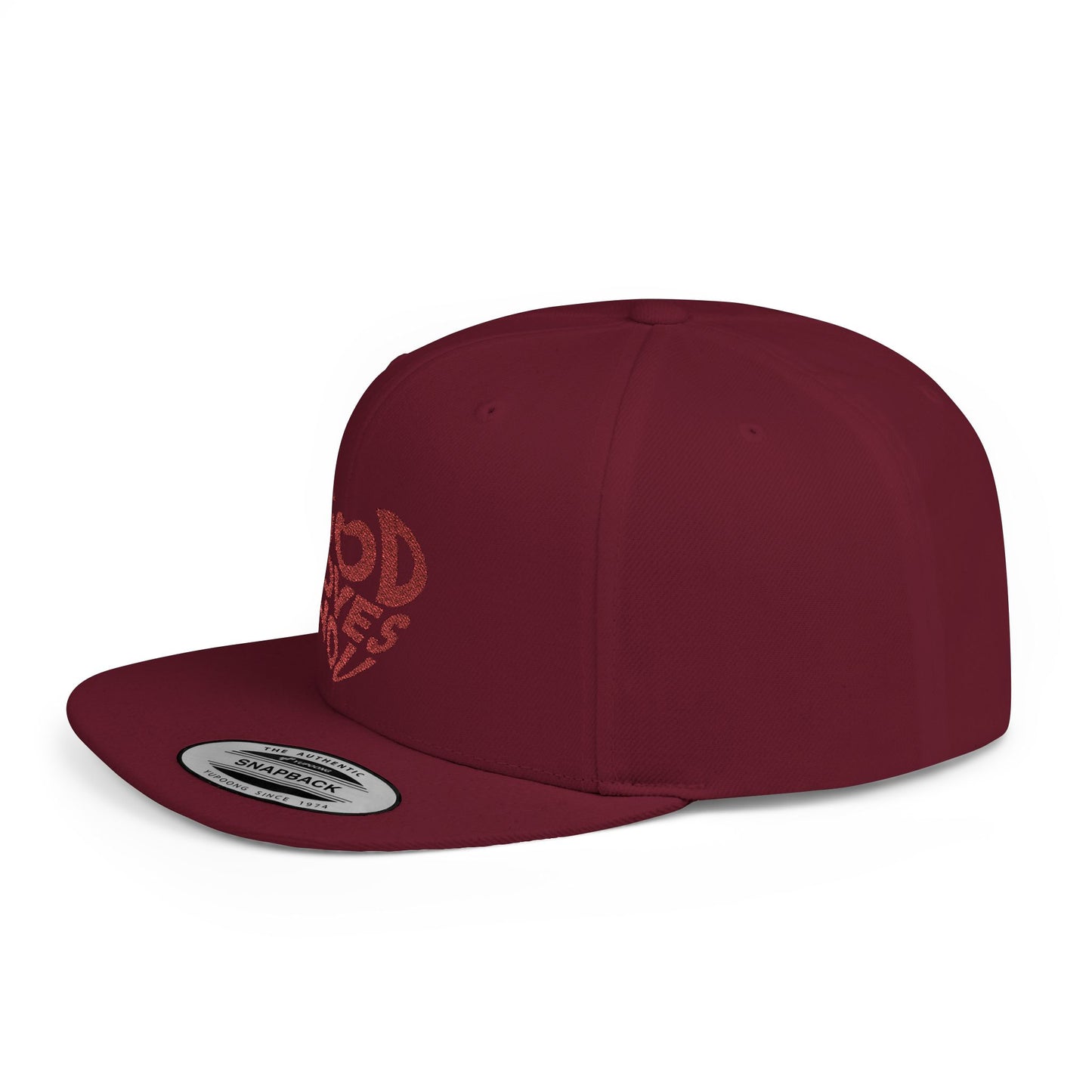 God Loves You Flat Bill Snapback Cap, Faith-Based Hat, Casual Wear, Gift for Friends, Summer Accessory, Religious Statement